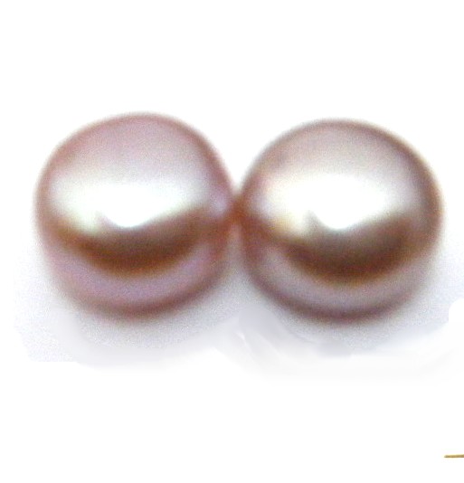 Natural Colours 6-6.5mm Half Drilled Button Pairs